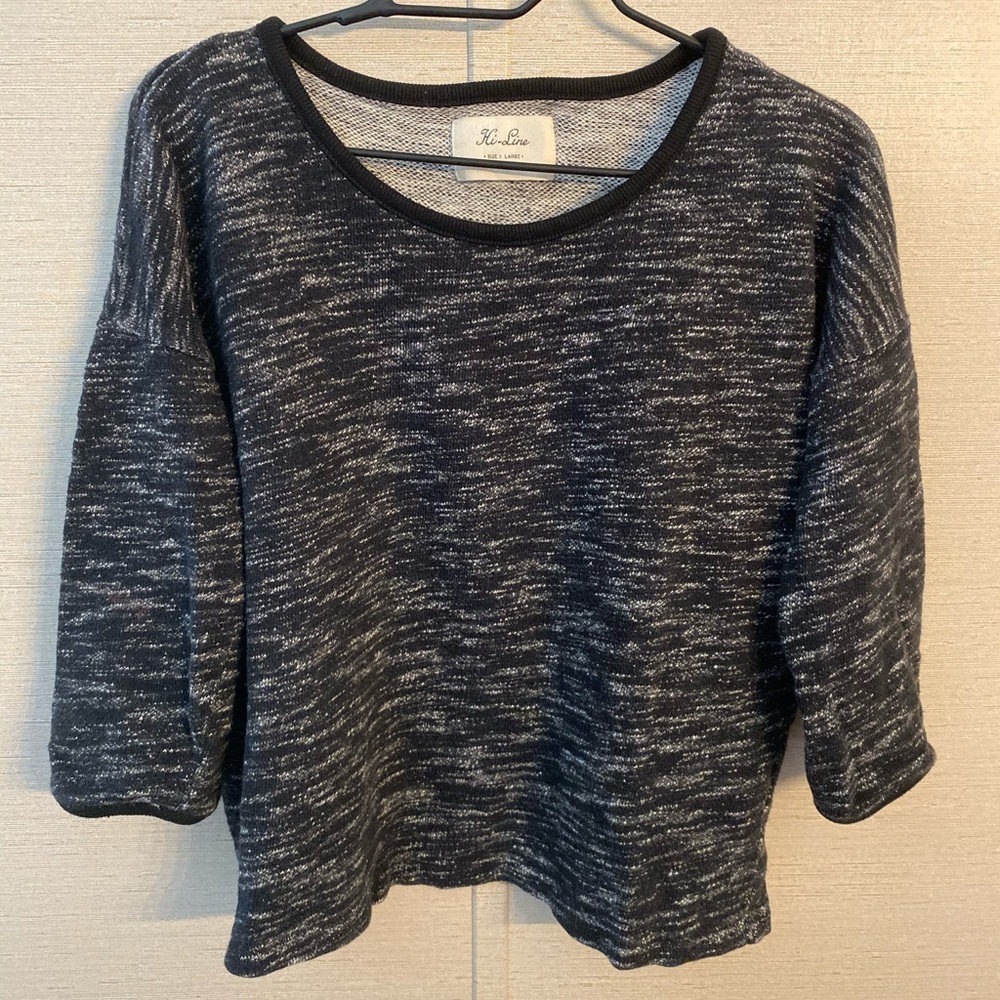 Hi-Line Madewell Brand Cropped Sweater